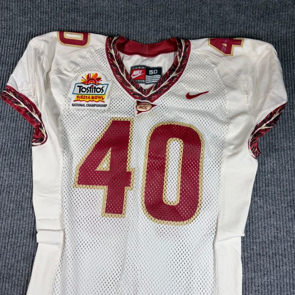 Nike Team Issued Jersey 40 Tony Bryant Size 50 1999 Fiesta Bowl Championship FSU